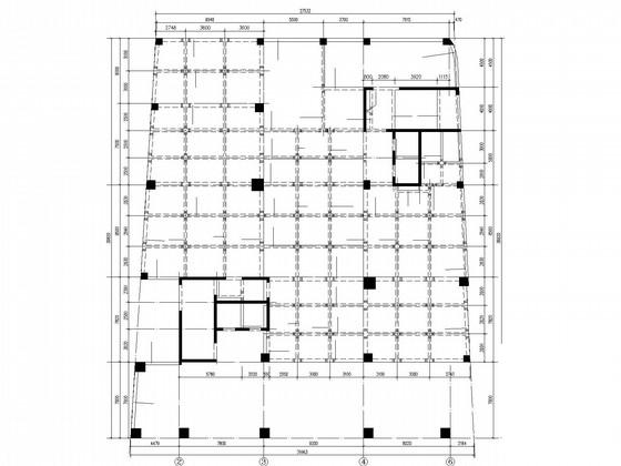 11层框剪商业大厦办公楼结构CAD施工图纸 - 2