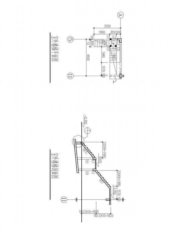 8层异形柱筏形基础框剪结构住宅楼结构CAD施工图纸(平面布置图) - 5