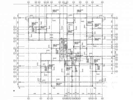 19层框剪住宅楼结构CAD施工图纸(平法表示) - 4