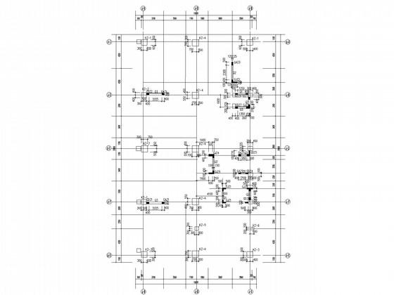 酒店公寓地下室及坡道结构CAD施工图纸（桩基础） - 2