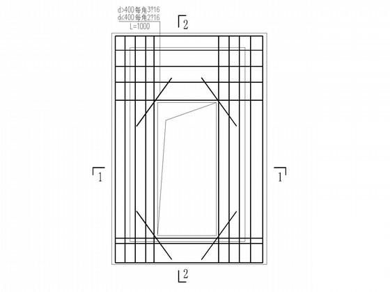 酒店公寓地下室及坡道结构CAD施工图纸（桩基础） - 3