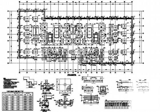 26层桩基础框架剪力墙住宅楼结构CAD施工图纸 - 3