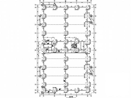框架结构大学综合体育场馆结构CAD施工图纸（7度抗震） - 1