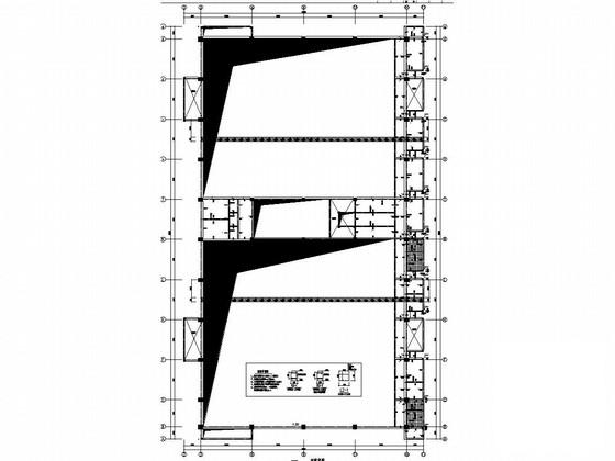 框架结构大学综合体育场馆结构CAD施工图纸（7度抗震） - 5