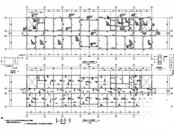 15层框剪结构办公楼结构CAD施工图纸（螺旋钻孔压灌桩） - 5