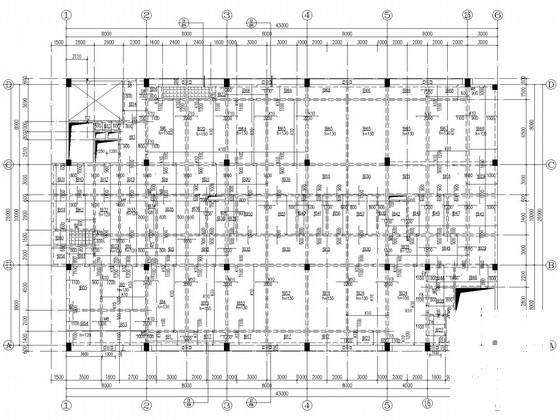 地下1层地上6层框架康复楼结构CAD施工图纸（桩基础） - 3