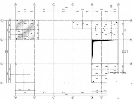 地下1层地上6层框架康复楼结构CAD施工图纸（桩基础） - 4