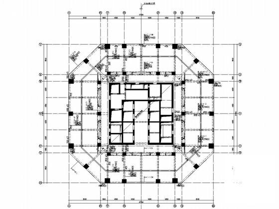 4层框架结构实验楼结构CAD施工图纸（7度抗震）(基础采用桩基础) - 4
