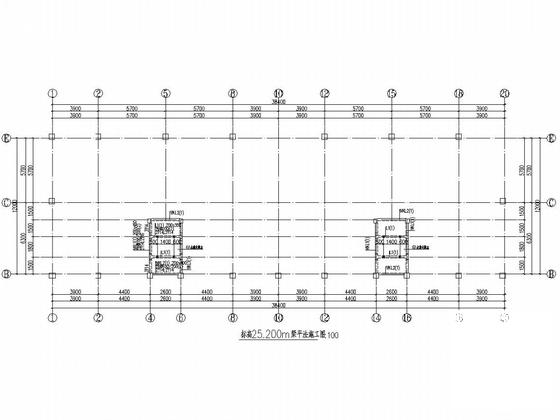 7层条形基础客运站综合住宅楼结构CAD施工图纸（7度抗震） - 4