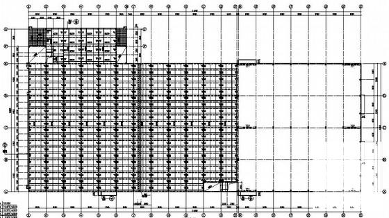 4层框架6度抗震生产车间结构CAD施工图纸(预应力板) - 2