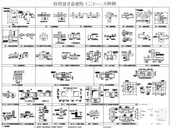 17层框支剪力墙结构底商住宅楼结构施工图纸（建筑施工图纸） - 5