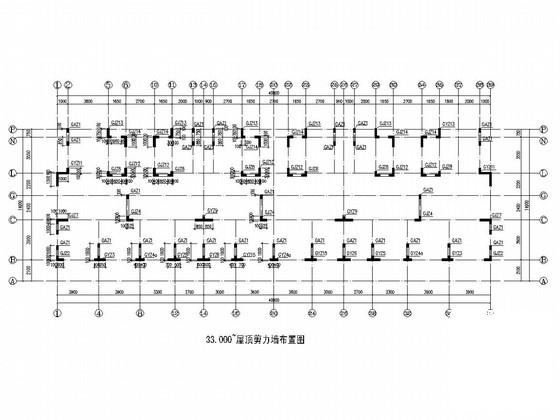 11层剪力墙结构居委会农村住房结构CAD施工图纸 - 2