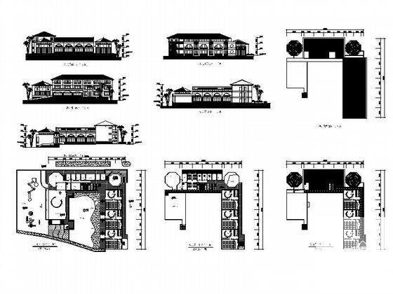 3层幼儿园建筑设计方案设计CAD图纸（初设图纸） - 3