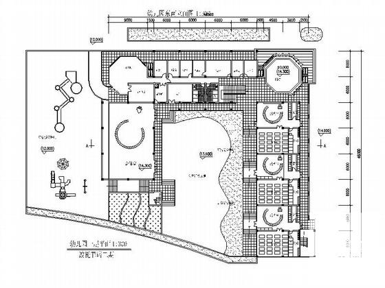 3层幼儿园建筑设计方案设计CAD图纸（初设图纸） - 4
