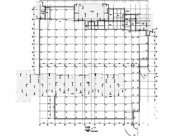 1层框架结构地下车库结构CAD施工图纸 - 2