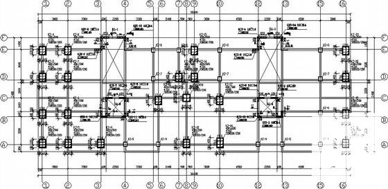 5层框架结构住宅楼结构设计图纸（带阁楼） - 1