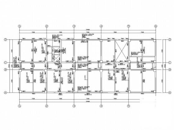 8层框架结构办公大楼（pkpm模型）(梁配筋图) - 2