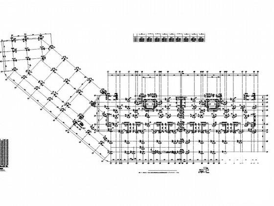 15层框架剪力墙带商业住宅楼结构CAD施工图纸(现浇钢筋混凝土) - 2