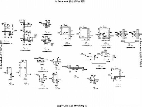 16层剪力墙住宅楼带车库详细结构CAD施工图纸 - 4