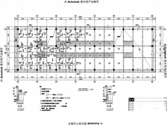 5层（局部6层）框架结构餐饮培训楼结构CAD施工图纸（建筑图纸、审查意见） - 4