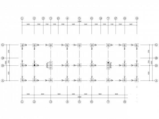 3层桩基础框架住宅楼结构CAD施工图纸（抗震不设防） - 1