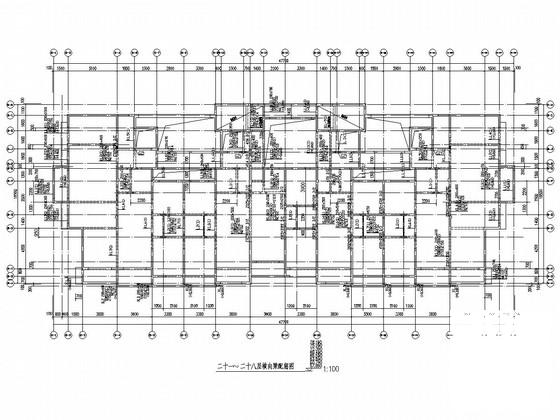 28层剪力墙结构CAD施工图纸（详细车库图纸） - 2