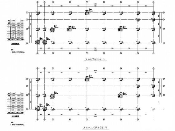 6层学校综合楼框架结构CAD施工图纸（建筑图纸）(人工挖孔桩基础) - 3