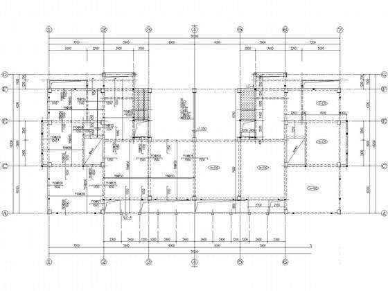 地上5层地下1层带地下室框架住宅楼结构CAD施工图纸(现浇钢筋混凝土) - 3