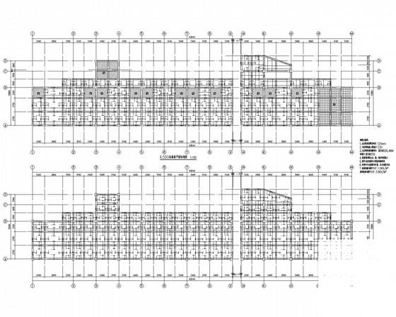 两层独立基础框架结构茶餐厅结构CAD施工图纸（7度抗震）(平面布置图) - 2