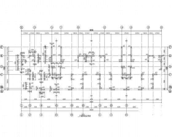 8度抗震剪力墙结构外滩住宅结构设计CAD施工图纸(预制桩) - 3