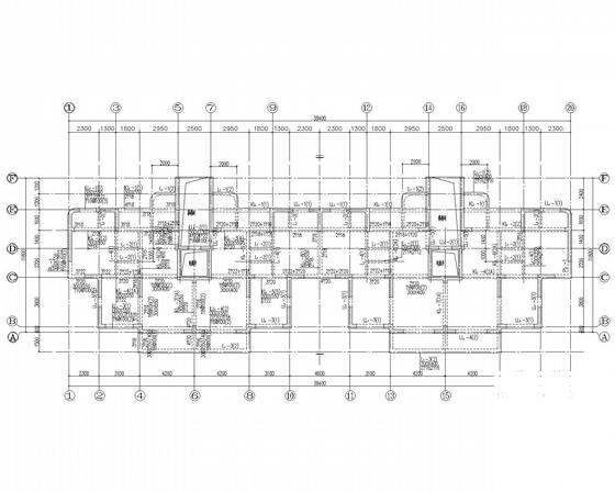 8度抗震剪力墙结构外滩住宅结构设计CAD施工图纸(预制桩) - 4