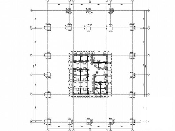 39层框架核心筒结构超高层办公楼结构CAD施工图纸 - 1