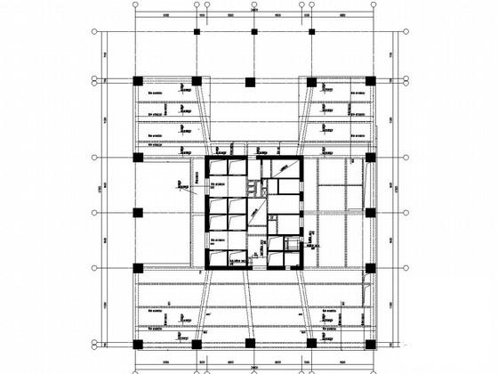 39层框架核心筒结构超高层办公楼结构CAD施工图纸 - 3