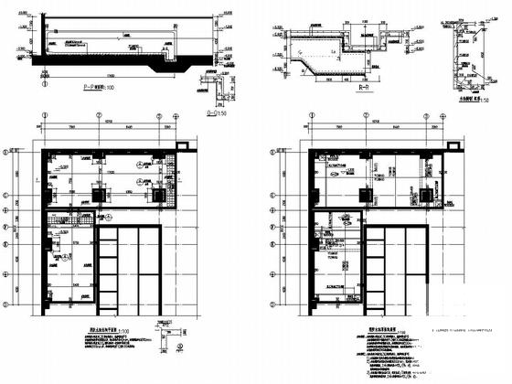 25层框筒结构安置大楼结构CAD施工图纸（地下1层） - 4