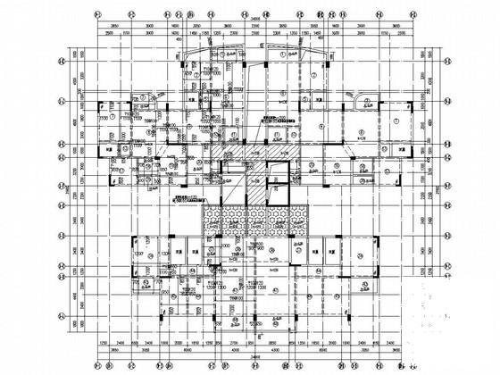 16层框剪结构住宅楼结构CAD施工图纸（条形基础） - 2