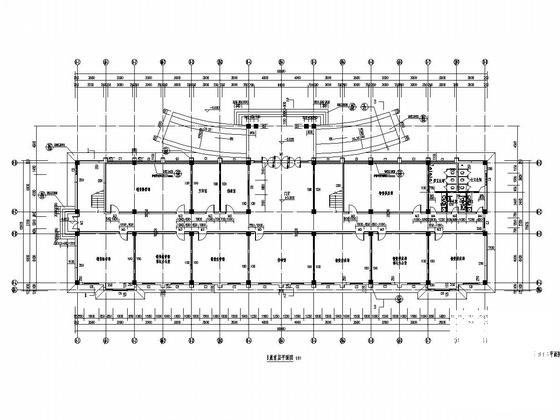5层框架结构行政办公楼CAD施工图纸（建筑图纸） - 5