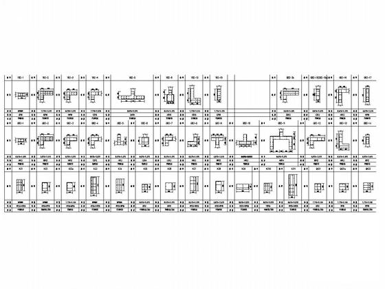 18层框架剪力墙结构CAD施工图纸（地下1层、筏板基础） - 5
