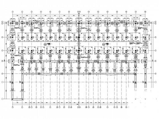 带地下室条形基础框架综合办公楼结构CAD施工图纸 - 1