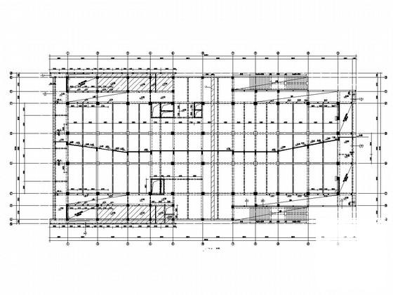 两层框架剪力墙结构报告厅结构CAD施工图纸 - 3