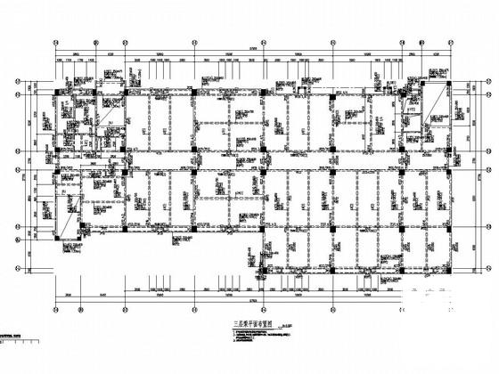8层框架办公楼结构CAD施工图纸(基础设计等级) - 3