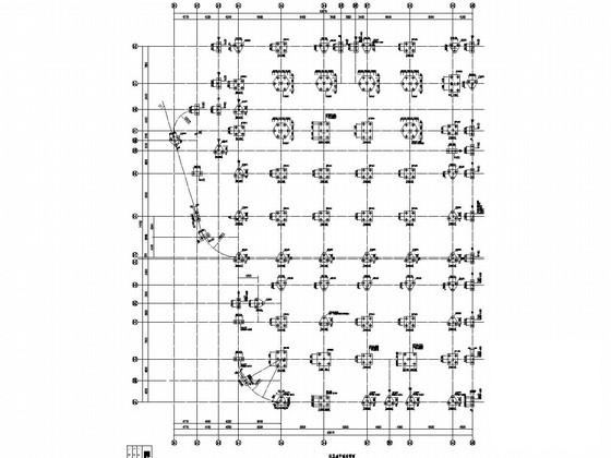 4层框架结构CAD施工图纸（总） - 1