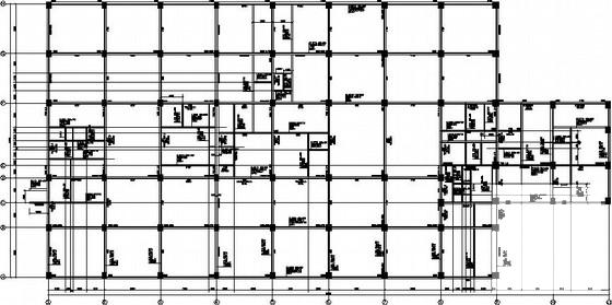 地上1层独立基础框架综合楼结构CAD施工图纸（8度抗震）(平面布置图) - 2