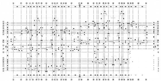 16层桩基础剪力墙结构住宅楼结构CAD施工图纸（7度抗震） - 2