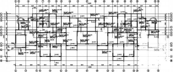 18层桩基础剪力墙住宅楼结构CAD施工图纸（6度抗震） - 2