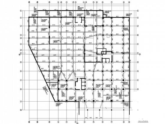 26层框架剪力墙结构办公楼地下室结构CAD施工图纸（桩基础） - 2