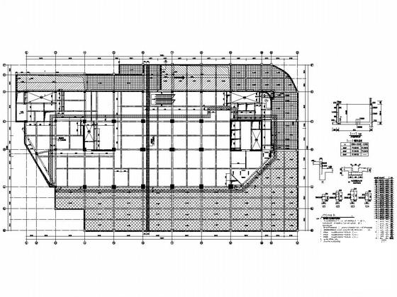 26层框架剪力墙结构商务办公楼结构施工图纸 - 4