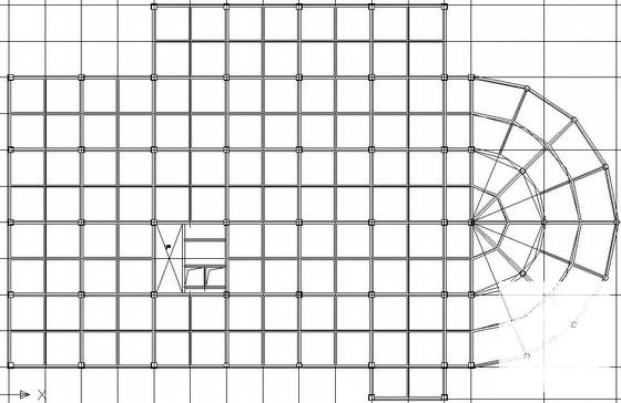 3层独立基础框架图书馆结构CAD施工图纸（7度抗震）(板配筋图) - 2