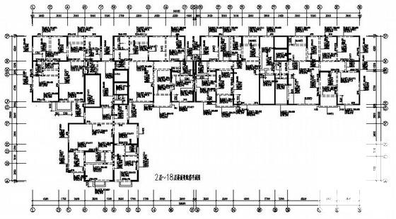 18层剪力墙结构住宅楼结构CAD施工图纸（6度抗震） - 1