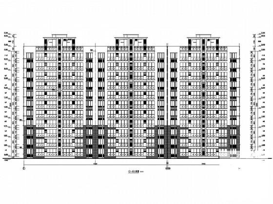 11层剪力墙住宅楼结构图纸（建筑图纸） - 1