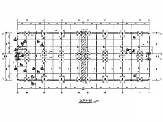6层框架结构高中宿舍楼结构CAD施工图纸(基础设计等级) - 2
